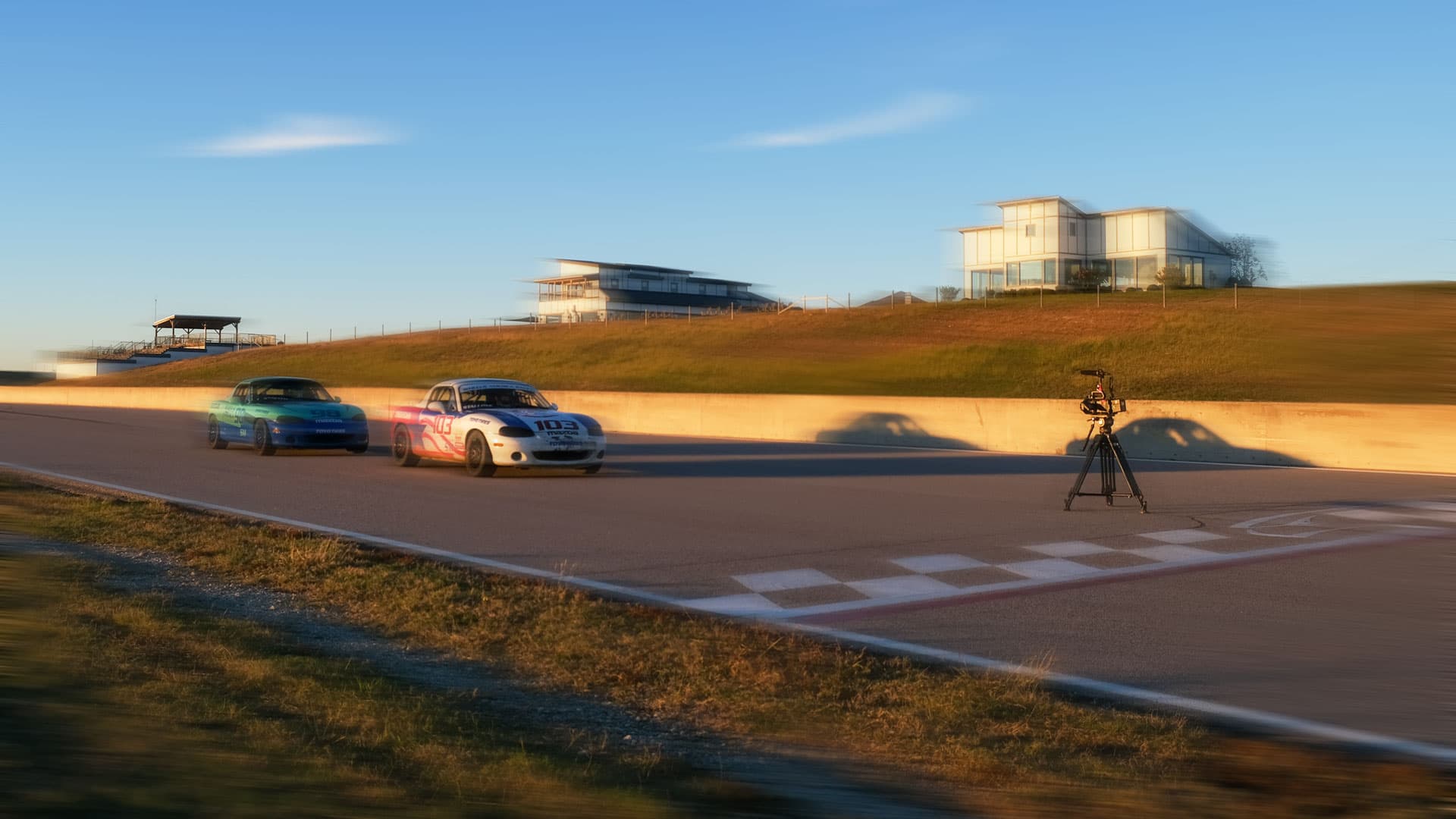 Live action racing capture